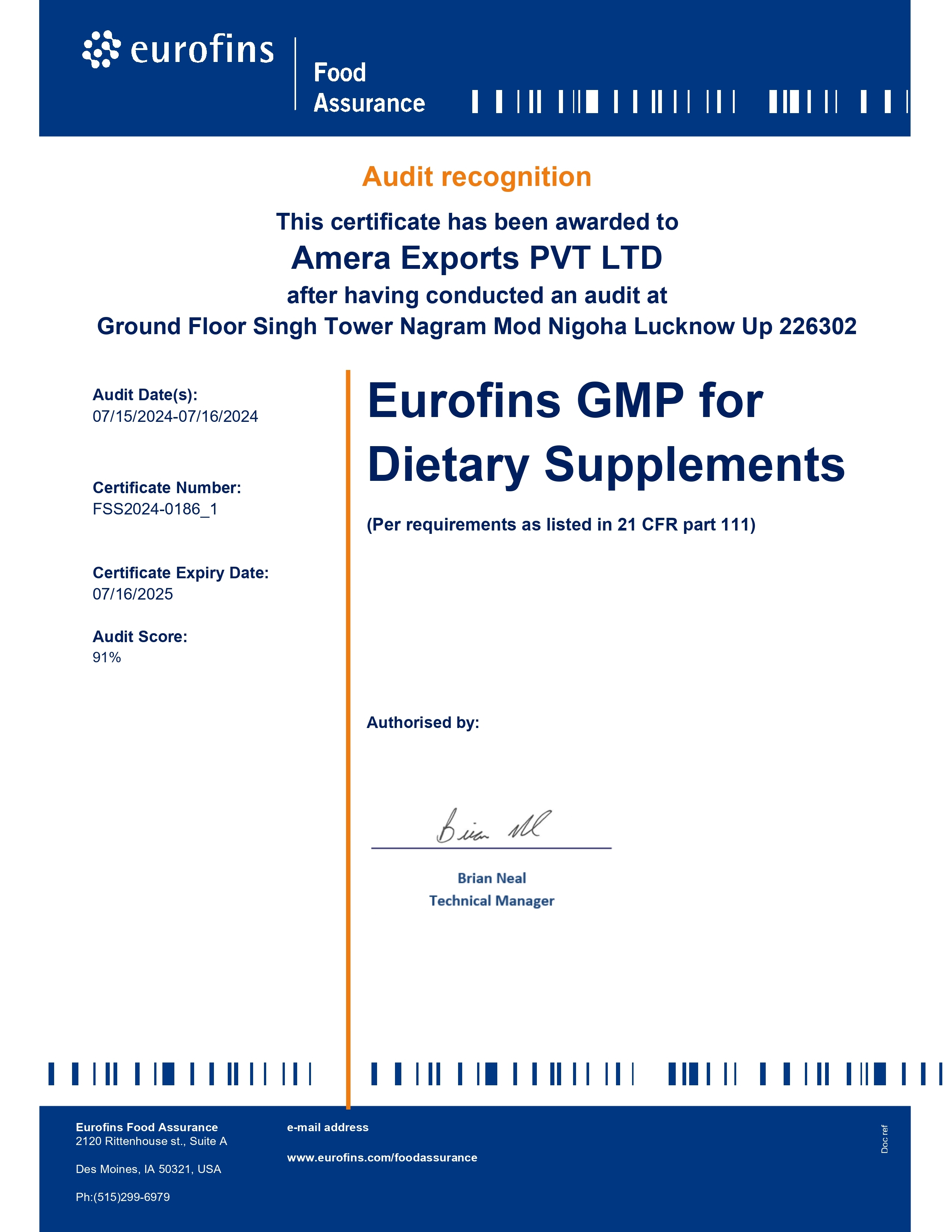 Certificate 3